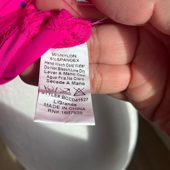 Bejeweled Hot pink bodycon dress - Picture 5 of 5